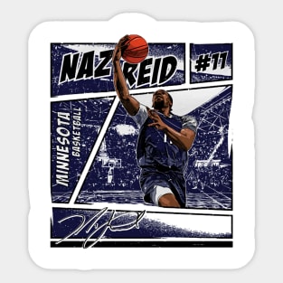 Naz Reid Minnesota Comic Sticker